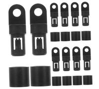 iplusmile 2sets Elastic Cord Terminal End Hooks for Kayaks Boats Durable Bungee Cord Hooks for Paddle Rod Leashes Easy to Install Resistant Material 10pcs*2