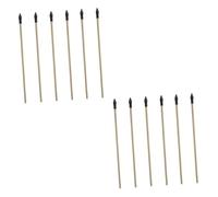 iplusmile 2sets Traditional Throwing Arrow Durable Wooden Pole Game Prop for Outdoor Fun Soft Rubber Head for Safe Play for Archery Practice Entertainment 6pcs*2