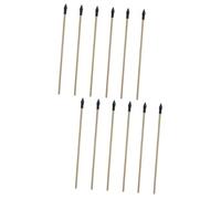 iplusmile 2sets Wooden Pole Arrow Throwing Cast Pot Game with Soft Durable Hunting Game for Outdoor Entertainment and Archery Practice 6pcs*2