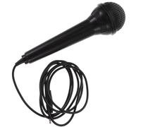 iplusmile 3.5mm Microphone with Wire Portable Mic Plastic Black Small Microphone Wide Application for Electronic Keyboard Use at Home Or Outdoor Suitable for Friends Who Love to Sing