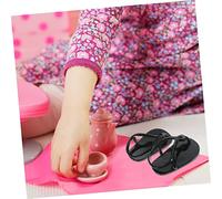 iplusmile 3 Pairs Doll Slippers Simulated Mini Shoes for Doll Accessories Dress Up Costume Replacement Random Color