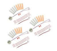 iplusmile 3 Sets DIY Fruit Battery Science Kit Zinc-copper Plates Potato Electricity Experiment Device Educational for Students and School Science Learning