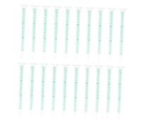 iplusmile 30pcs Ab Glue Resin Mixer Tube with Node Static Mixing Nozzle Efficient Two Part Adhesive Applicator Lightweight Material for Precise Epoxy Dispensing and Reduced Waste