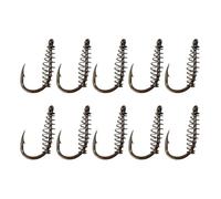 iplusmile 30pcs Carbon Steel Fish Hooks Lightweight and Convenient to Carry outside Fishing Hooks Sturdy for Freshwater and Saltwater Fishing
