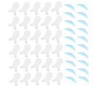 iplusmile 30pcs Eyelash Lift Brush Set Silicone Lash Gaskets Reusable and Easy to Clean Eyelash Extension Tools for Natural Curling and Lifting for