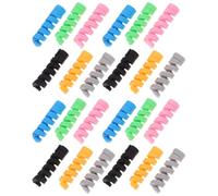 iplusmile 30pcs Silicone Charger Cord Protector Flexible USB Cable Wire Saver for Phone Charger under Desk Cable Management