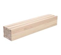 iplusmile 30pcs Square Wooden Craft Sticks Unfinished Wood Dowels for DIY Projects, Reusable Natural Wood Rods for Craft Projects