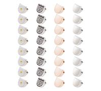 iplusmile 32pcs No-tie Shoe Lace Fasteners with Daisy Flower Pattern Iron Material Easy to Use Shoe Lace Clips for Quick Tie Locks and Drawstring Accessories