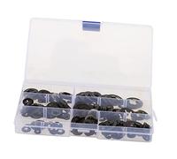 iplusmile 340pcs Locking Washers Internal Tooth Push Clips for Automotive Industrial Applications Resistant Heat-treated Essential Fasteners for Tools Hobbies
