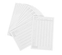 iplusmile 35pcs Golf Scorebook with Coated Paper Weatherproof White Scorecards for Tournament Tracking Portable Golf Stats Keeper with High Resolution Printing for Clear Performance Metrics