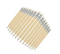 iplusmile 35pcs Mini Wooden Golf Pencils 10cm Short round Log Pencils School Drafting Tool Bulk Pack