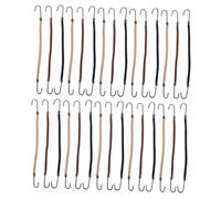 iplusmile 36pcs Ponytail Holder Hooks Elastic Hair Extension Bungee Cord Hair Ties for Women Versatile Lightweight for Buns Updos and Ponytails Portable Styling Tool for Weddings and Daily