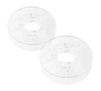 iplusmile 3D Printing Filament Cord Organizer 2Pcs Small Portable Grey Cable Spool for Efficient Filament Management