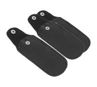 iplusmile 3Pcs 10-Hole Harmonica Case Set, Faux Leather Instrument Storage Bag for Blues Harmonica, Protective Carrying Pouch for Beginners and Adults