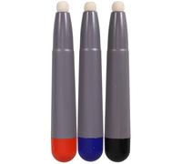 iplusmile 3pcs Capacitive Whiteboard Stylus Pens with Felt Tips for Large Touch Screens, Red Blue Black Colors, Compatible with Interactive Boards and Tablets