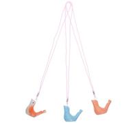 iplusmile 3pcs Ceramic Bird Whistles Lanyards Realistic Bird Sounds for Boys and Girls Educational Noisemakers for Parties and Outdoor Fun for Birthdays and Events