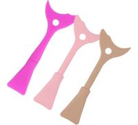iplusmile 3pcs Double Head Guard Tool Eyelash Helper Tool Silicone Curved Large Arc Baffle Multifunctional Prevents Mascara Smudging Easy to Use for Makeup Professionals Beginners