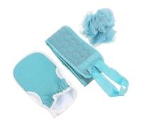 iplusmile 3pcs Exfoliating Gloves Back Rub Towel Bath Ball Sponge Cloth Gentle Scrubbing Remove Dead Skin Cells Bath Accessory for Children