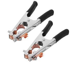 iplusmile 3pcs Heavy Duty Ground Clamp Tools for Welding Strong Clamping Force and High-Temperature Resistance, Electroplated Copper and Iron Material Suitable for Manual Welder Connection