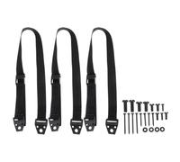 iplusmile 3pcs Household Furniture Strap Adjustable Tv Accessory Black Polyester Anti-overturning Strap Hand-Sewn Thread for Home Safety and Child Protection