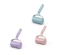 iplusmile 3pcs Lint Roller Clothes Hair Remover Lid Portable Dusting Brush for Clothes Sweaters and Blankets Solid Design