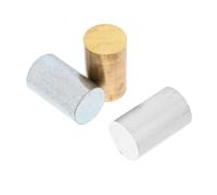 iplusmile 3pcs Metal Cylinder Set for Density and Specific Experiments Copper Iron and Aluminum Teaching Aid for Science and Physics Classes