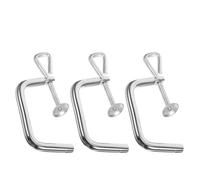 iplusmile 3pcs Metal Pasta Machine Replacement Holding Clips Manual Noodle Maker Fixing Clamps for Handheld Pasta Machine Crank Handles Kitchen Tool Parts