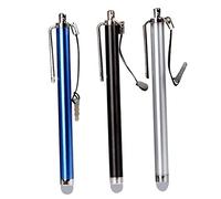 iplusmile 3pcs Pen Conductive Cloth Tips Stylus for Tablets and Laptops for Handwriting Drawing and Gaming Silver