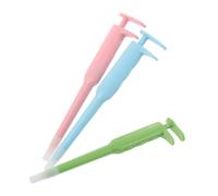 iplusmile 3pcs Pet Pill Dispenser Shooter with Silicone Tips for Small Animals, Pet Medication Feeder for Cats and Dogs, Push-style Tablet Pusher in Blue Pink Green for Accurate Dosing