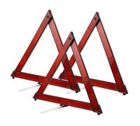 iplusmile 3pcs Reflective Triangle Car Emergency Warning Signs Foldable Roadside Safety Triangles Reflector for Traffic Safety and Emergency Use