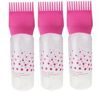 iplusmile 3pcs Root Comb Applicator Bottles for Hair Dye Coloring Scale for Root Touch-ups and Hair Oiling Application