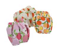 iplusmile 3pcs Small Pet Diapers Reusable Washable for Squirrel Guinea Pig Bunny S Peach Orange Watermelon for Outdoor Activities