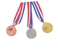iplusmile 3Pcs Sports Winner Award Medals Quality Basketball Medals for Competitions Medal with Lanyard for School Awards Ceremonies