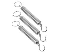 iplusmile 3pcs Stainless Steel Spring Scales with Robust Construction and High Accuracy, Classic Portable Weighing Scales to 5kg for Grocery Shopping and Household Use