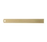 iplusmile 3pcs Straight Edge Ruler Brass Dual Scale Metal Precision Drafting Tool for Engineering Drawing, Architects and Students, Golden