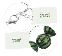 iplusmile 3pcs Watermelon Bracelet Necklace Minimalist Watermelon Bracelet Cute Melon Adjustable Modern Green Plastic