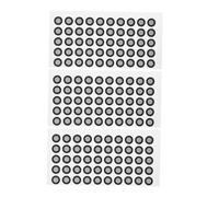 iplusmile 3sheets Scanning Marker Points Reflective Film Easy Application High Reflectivity for Architecture Engineering