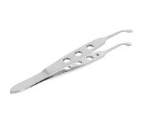 iplusmile 3X4 Steel Meibomian Expressor and Tip Eyelid Tweezers Precision Massage Tool for Eye Care and Blocked Eyelid Relief, Designed for Travel Use by Men and Women