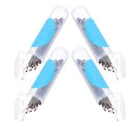 iplusmile 4 Boxes Stainless Steel Insect Specimen Needles with Plastic Storage Bottles, Butterfly Pinning Kit for School Labs and Entomology Students, Bulk Butterfly Collecting and Mounting