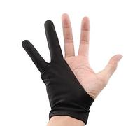 iplusmile 4 Pieces Spandex Two Finger Drawing Gloves for Sketch Artist Glove Touch Screen Protection Comfortable