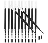 iplusmile 40pcs Black Gel Pen Refills with Fine Tip, Plastic Material, Easy to Carry and Long-Term Use, Suitable for Office and School Writing Needs