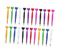 iplusmile 40pcs Mermaid Tail Heart Shape Ballpoint Pens Black Gel Ink Retractable Smooth Writing Pens for School Office Wedding Party Valentine's Day Gift
