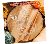 iplusmile 40pcs Wooden Wing Cutouts Rustic Blank Wood Chips for Crafting Angel Wings Ornaments DIY Coloring and Painting Decorations for Home and Educational Projects