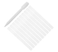iplusmile 48pcs Plant Markers Flower Identifying Labels for Courtyards Acrylic White Easy to Use Practical Garden Markers for Farming and Gardening