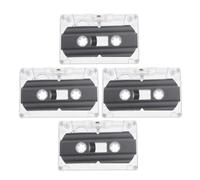 iplusmile 4pcs 30-minute Blank Audio Cassette Tapes DIY Handcraft Accessory for Wall Decoration Creative Holiday Greeting Recording Tape Set