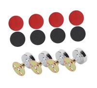 iplusmile 4pcs Adjustable Bed Frame Holder for Wall Stainless Steel Shake Fixators with Felt Pads Bedside Stopper Prevents Rocking and Protects Walls Easy Install for Beds Sofas Cupboards