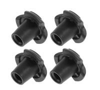 iplusmile 4pcs Anti-Slip Rubber Crutch Stick Feet Mat with Metal Washer 16mm Inner Diameter, Walking Stick Leg Protector Pads for Crutches and Canes, Mobility Aid Accessories for Outdoor Use