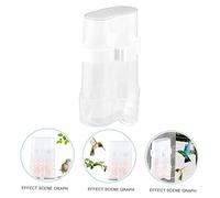 iplusmile 4pcs Automatic Bird Feeder and Water Dispenser Dual Use Drinking Machines for Birds Easy Install Durable Portable Feeding Cup Hamsters and Animals