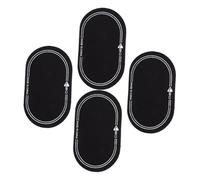 iplusmile 4Pcs Bass Drum Double Pedal Patch Durable Drumhead Protector Stickers for Enhanced Stability Performance Drum Skin Mute Pad for Drumming Applications