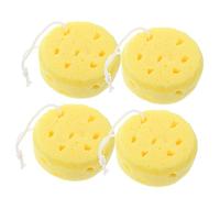 iplusmile 4pcs Bath Sponge Double Sided Exfoliating Shower Loofah for Men Women Soft Honeycomb Body Scrubber with Strong Water Absorption for Deep Cleansing and Generation